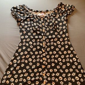 Black Daisy Dress